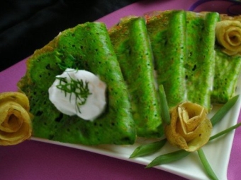  Spinach pancakes