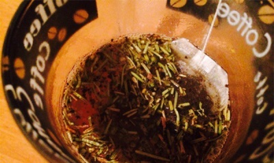  Rosemary svart te for vekttap