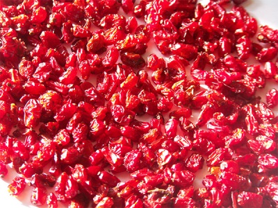  Tørket bær av rød iransk barbær