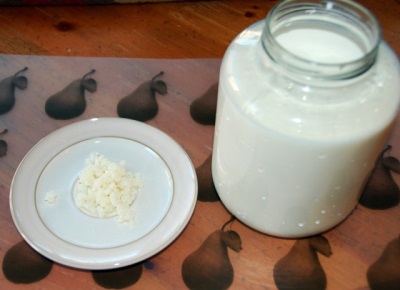  Matlagning kefir på mjölk svamp